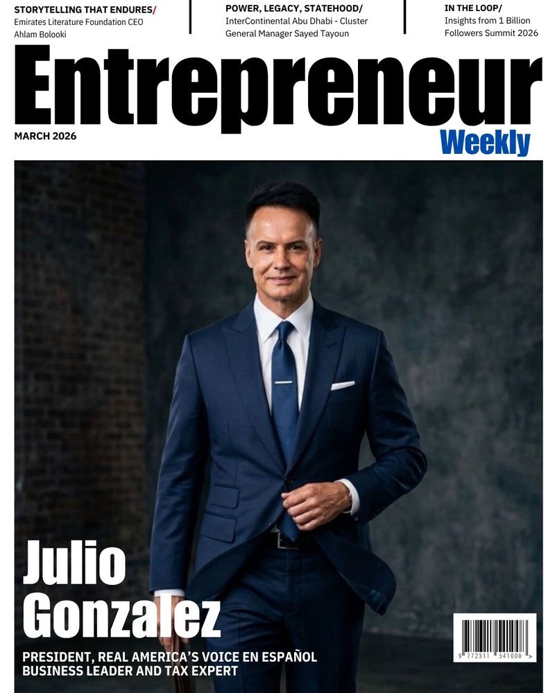 The Entrepreneurs Weekly cover: Julio Gonzalez