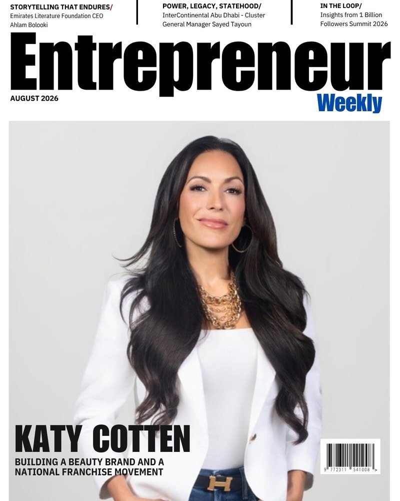 The Entrepreneurs Weekly cover: Katy Cotten