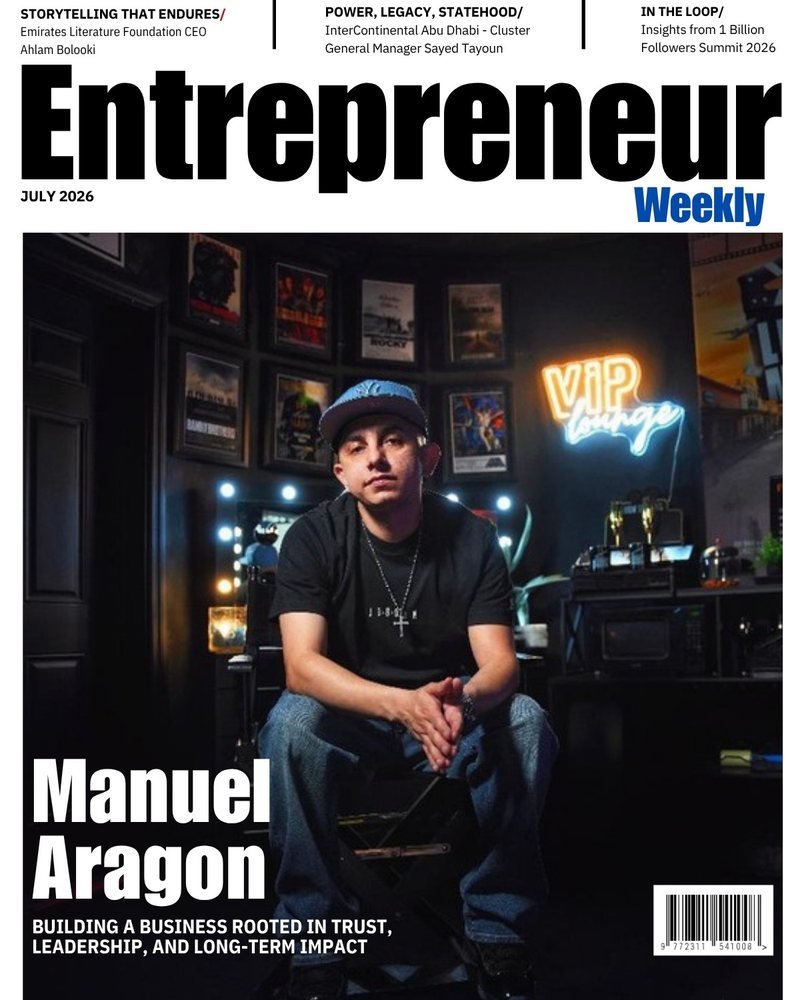 The Entrepreneurs Weekly cover: Manuel Aragon